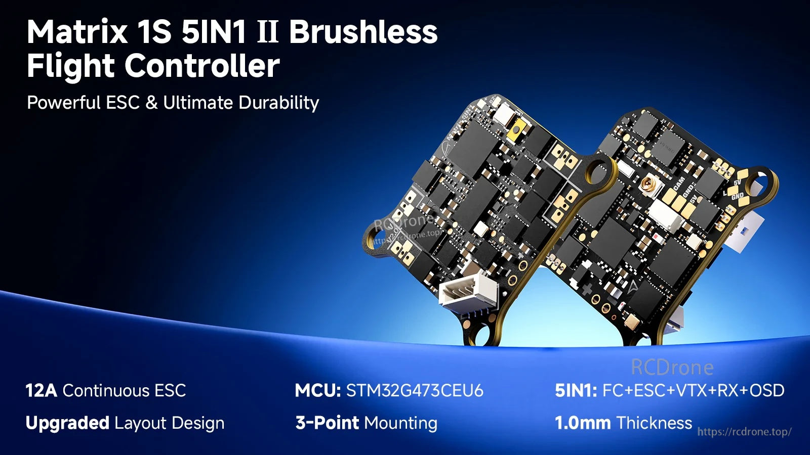 BetaFPV Matrix 1S Brushless Flight Controller (5IN1 II)