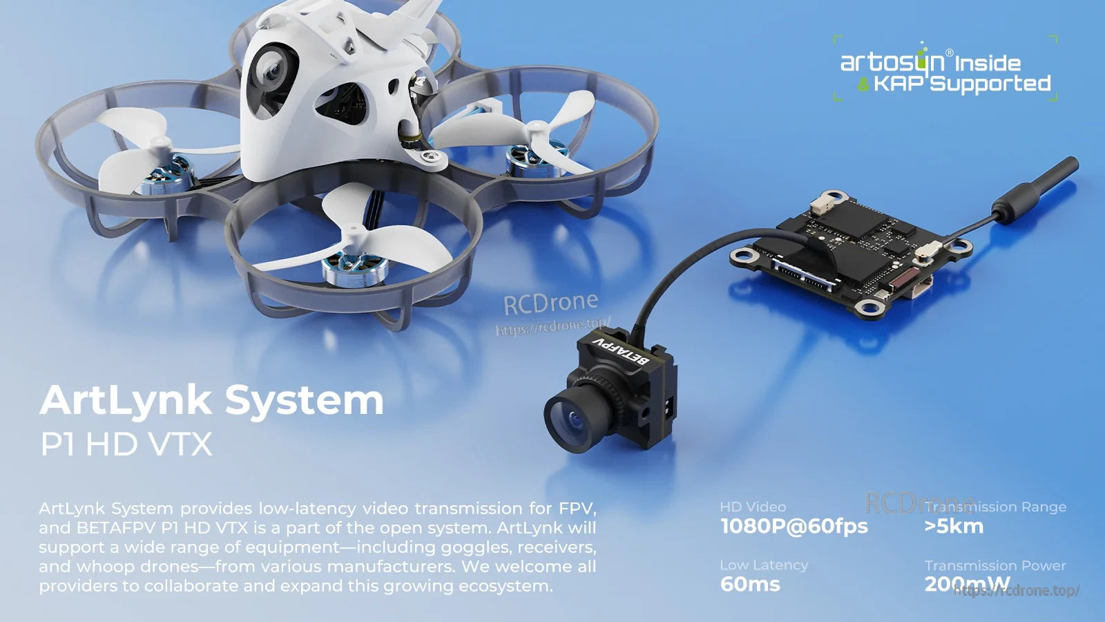 BetaFPV Meteor75 Pro P1 Brushless Whoop Quadcopter
