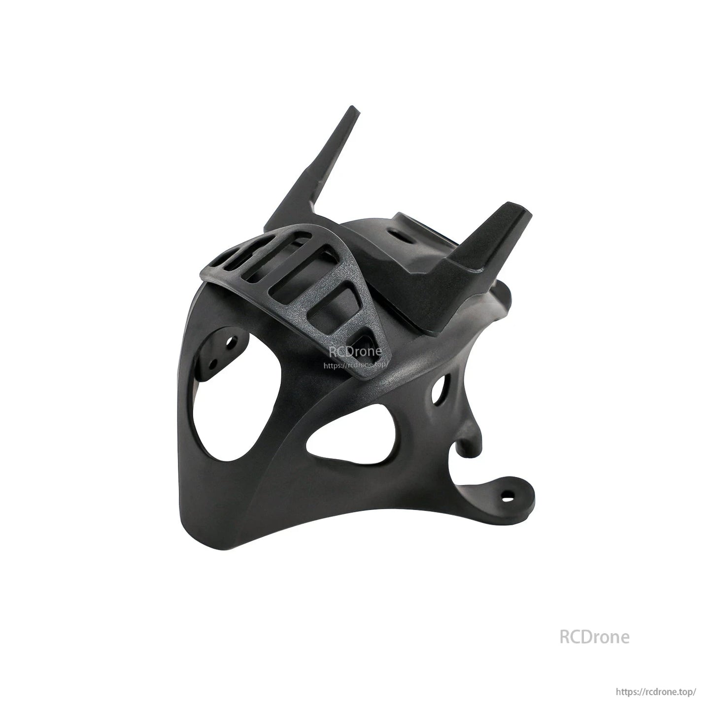 BetaFPV Micro Canopy in black, front-left view showing vented top guard and mounting tabs