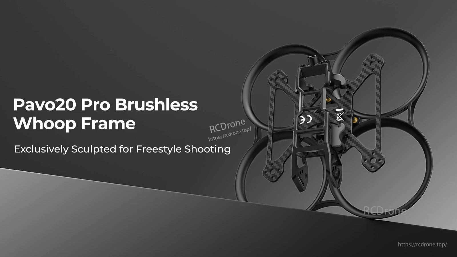 BetaFPV Pavo20 Pro brushless whoop frame for 2.2in cinewhoop builds, 93.7mm wheelbase