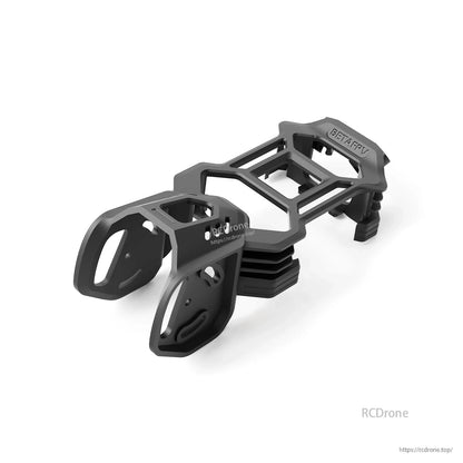 BetaFPV Pavo20 Pro camera mount bracket set in black and gray, side-by-side view