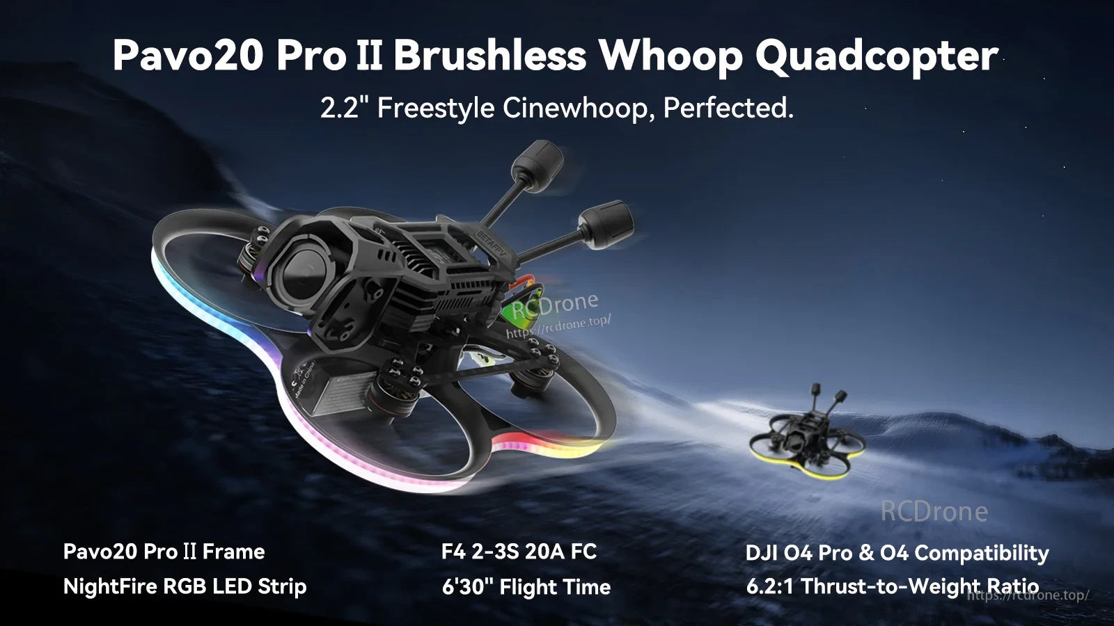 BetaFPV Pavo20 Pro II Brushless Whoop Quadcopter