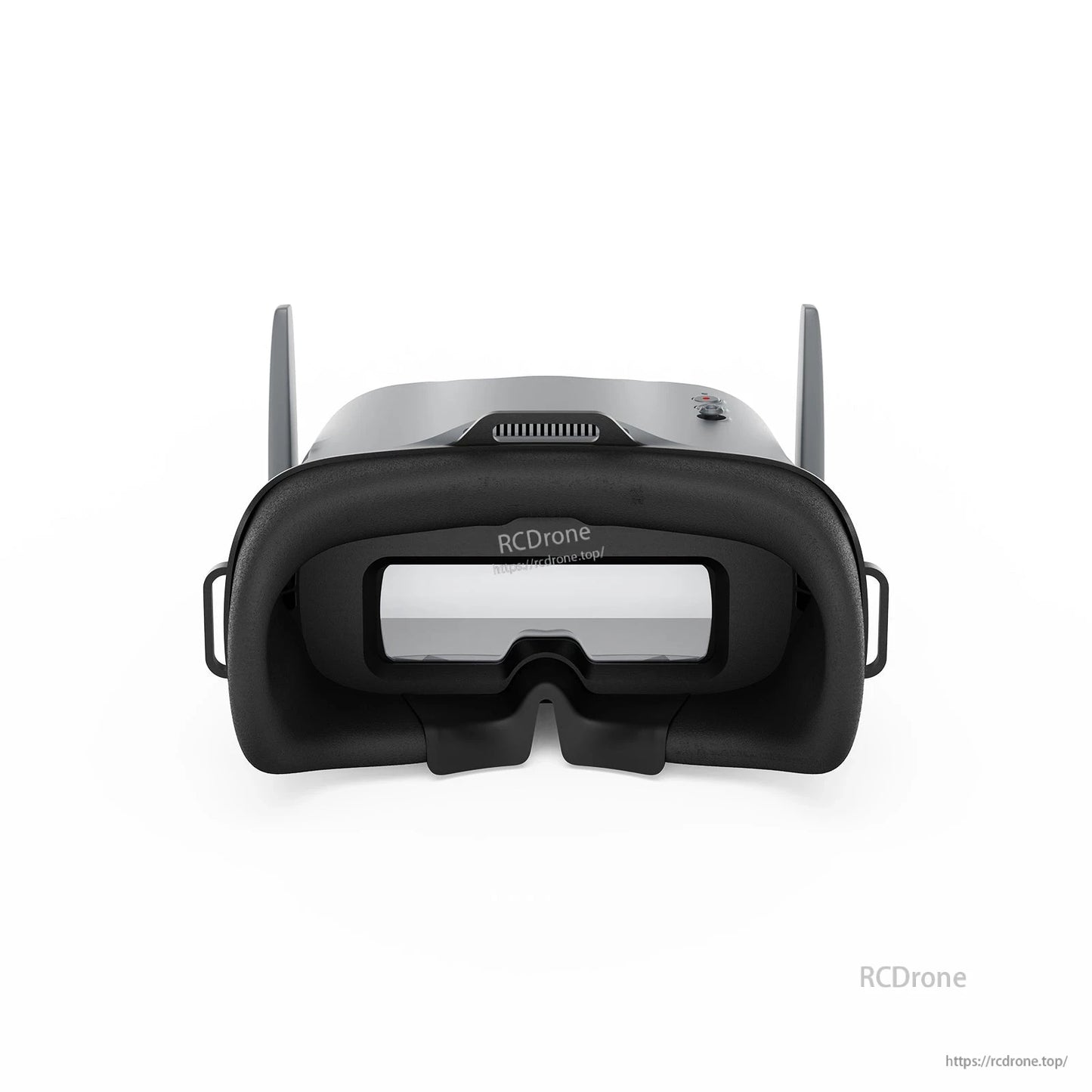 BetaFPV VR04 HD FPV Goggle, BetaFPV VR04 HD FPV box goggles with dual antennas, cushioned foam faceplate, and top control buttons