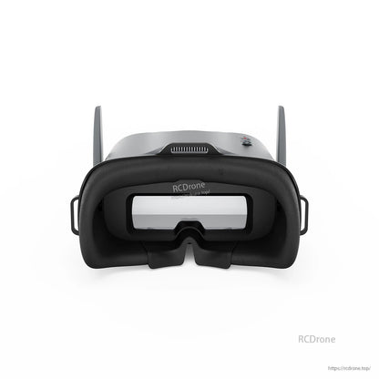 BetaFPV VR04 HD FPV Goggle, BetaFPV VR04 HD FPV box goggles with dual antennas, cushioned foam faceplate, and top control buttons