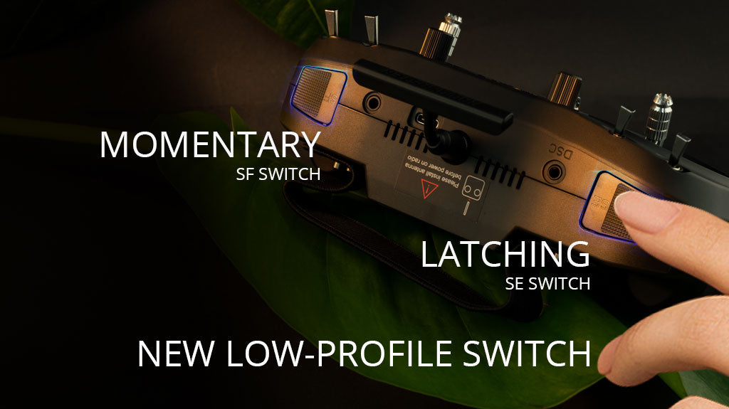 MOMENTARY SF SWITCH LATCHING SE . NEW LOW-PRO