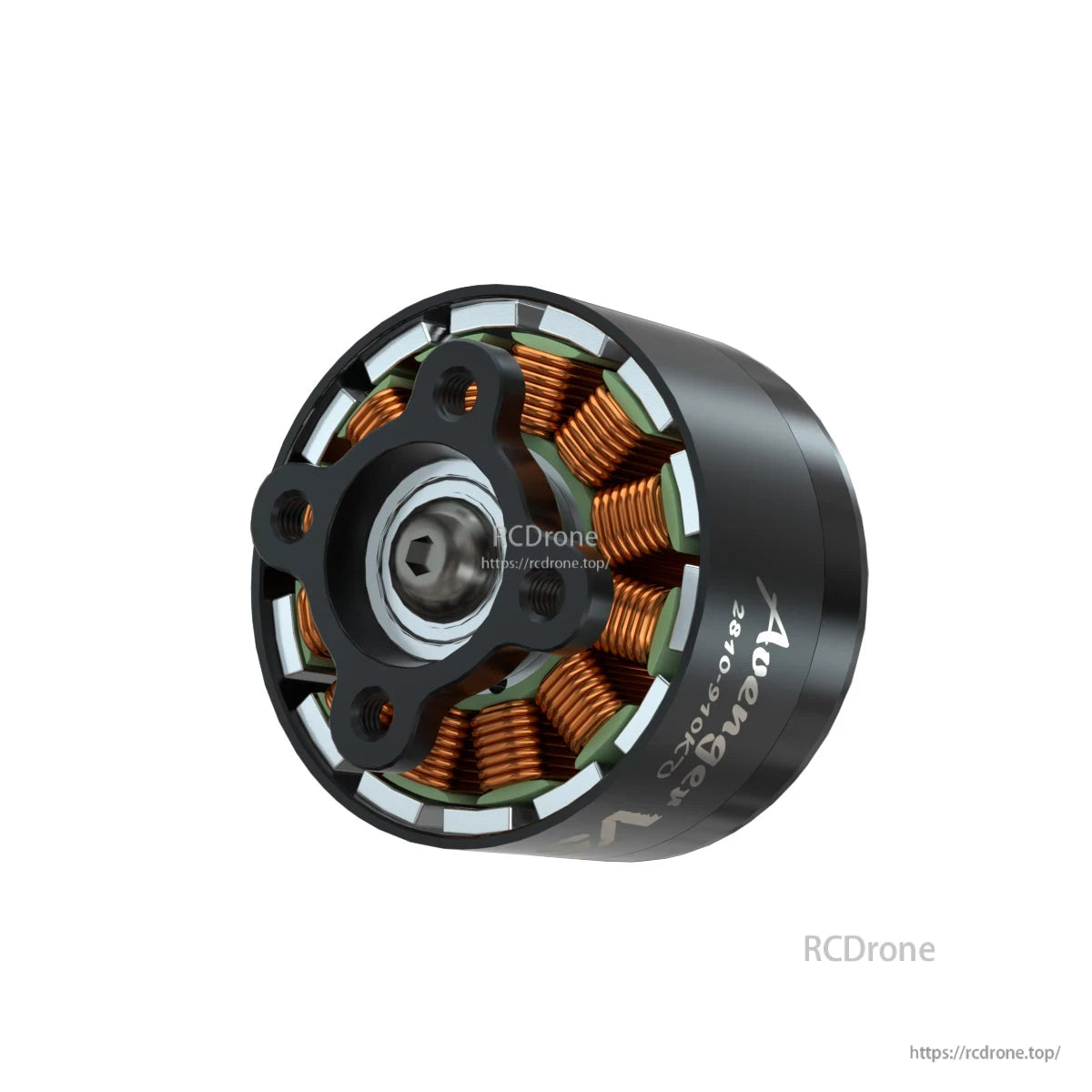 BrotherHobby Avenger 2810 V5 910KV brushless motor with exposed copper windings and black housing