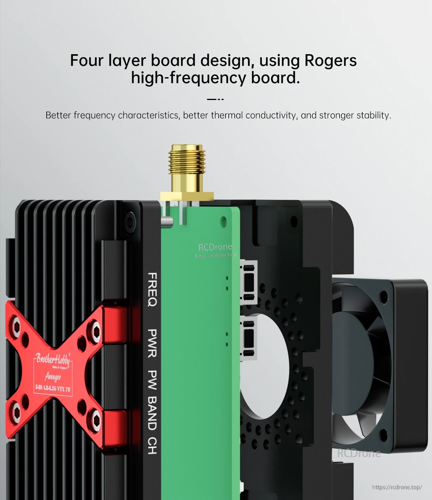 BrotherHobby Avenger 3-8S 4.8-6.2G VTX 7W