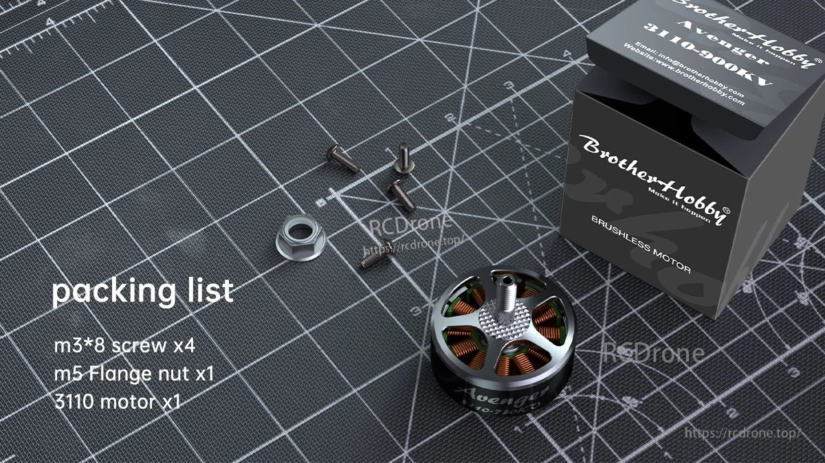 BrotherHobby Avenger 3110 730KV/900KV Motor(CW)