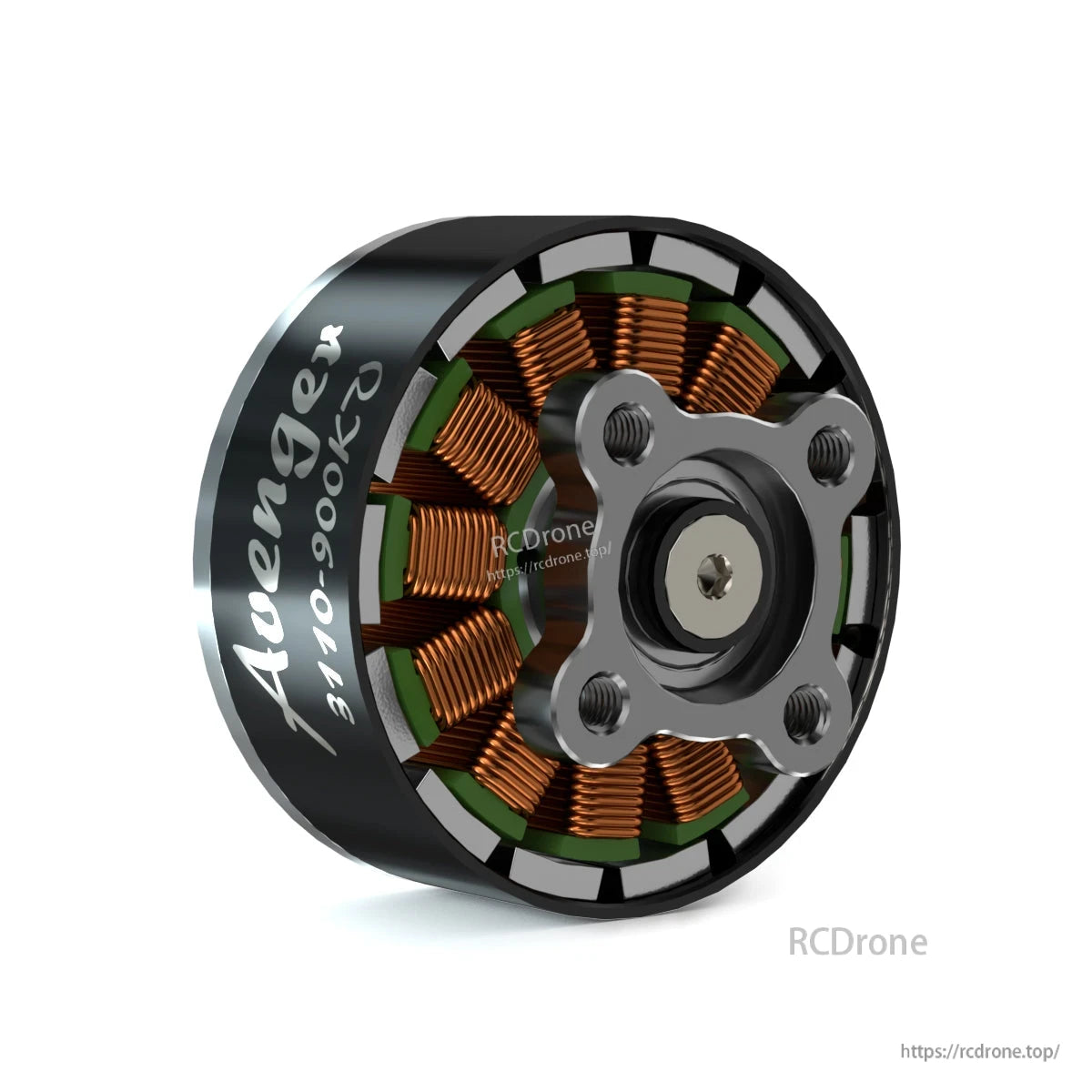 BrotherHobby Avenger 3110 brushless motor with exposed copper windings and four-bolt mounting plate