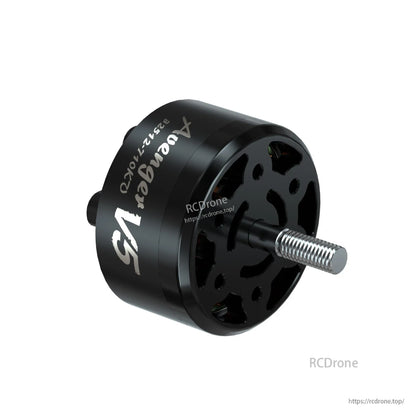 BrotherHobby Avenger V5 32512 710KV brushless motor with black housing and threaded M5 shaft