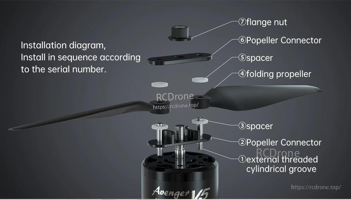 BrotherHobby Avenger 32512 V5 710KV Motor(CW)