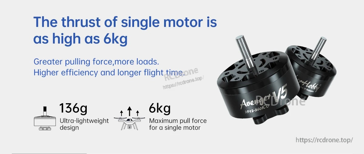 BrotherHobby Avenger 3512 V5 360KV/550KV/750KV Motor(CW)