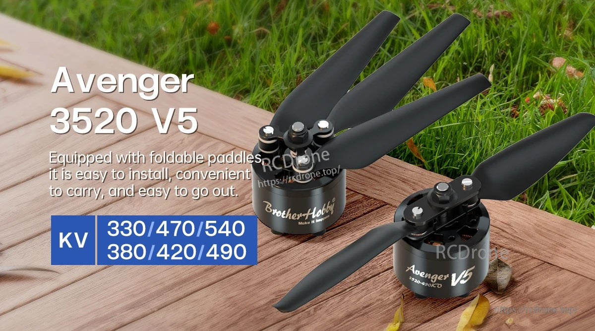 BrotherHobby Avenger 3520 V5 330KV/380KV/420KV/470KV/540KV Motor(CW)
