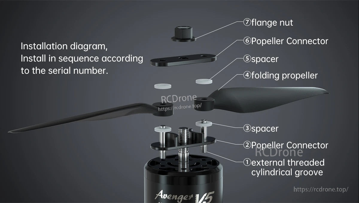 BrotherHobby Avenger 3520 V5 330KV/380KV/420KV/470KV/540KV Motor(CW)