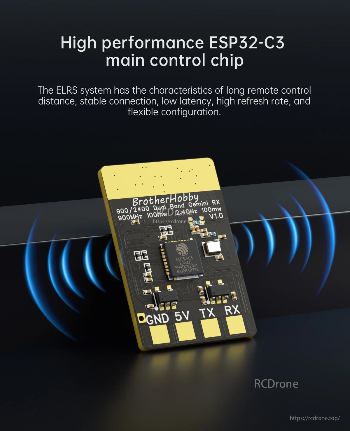BrotherHobby C3 900/2400 Dual Band 100mW Gemini RX