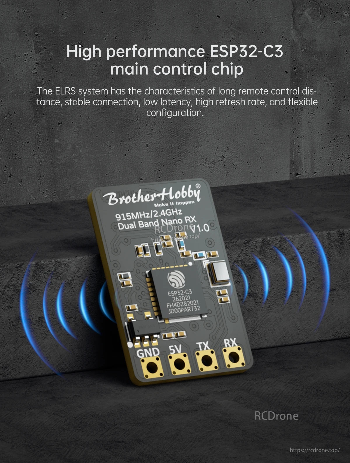 BrotherHobby C3 900/2400 Dual Band 100mW Nano RX