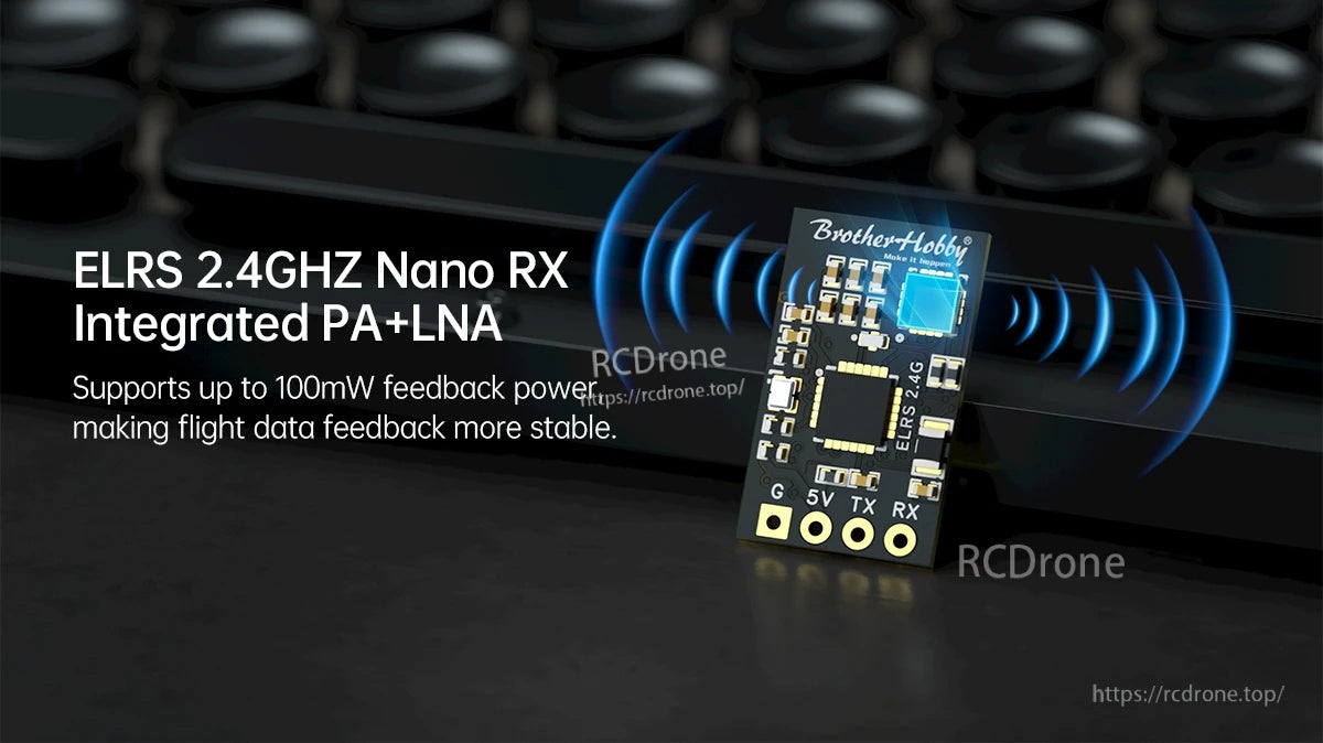 BrotherHobby ELRS 2.4GHz/915MHz NANO RX