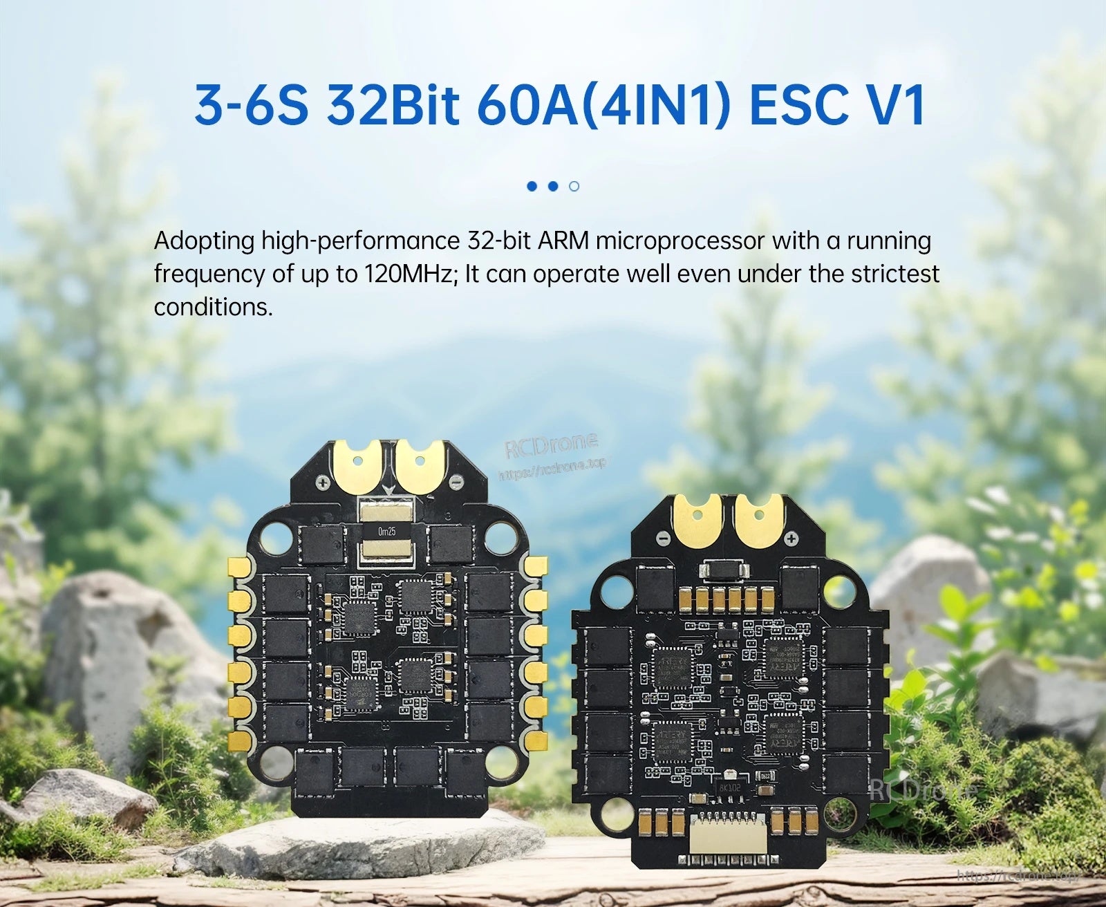 BrotherHobby Returner 3-6S 32Bit AM32 60A(4IN1) ESC V1