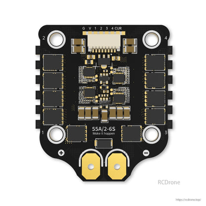 BrotherHobby Returner 55A 2–6S 4-in-1 ESC board with solder pads and 30.5x30.5mm mounting holes