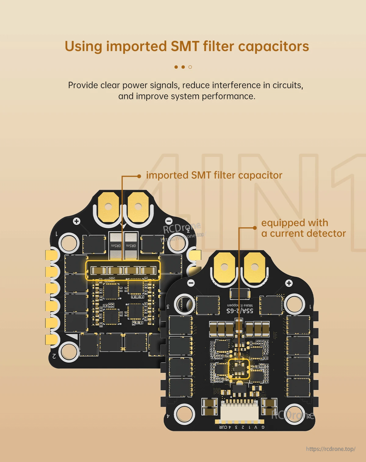 BrotherHobby Returner 3-6S 8Bit blheli_s 55A(4IN1) ESC V1