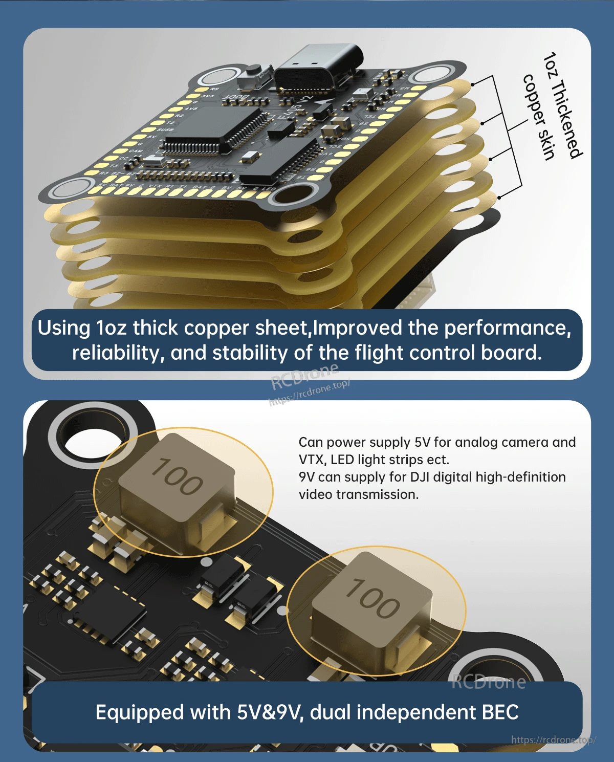 BrotherHobby Returner 3-6S F405 V2 Betaflight Flight controller