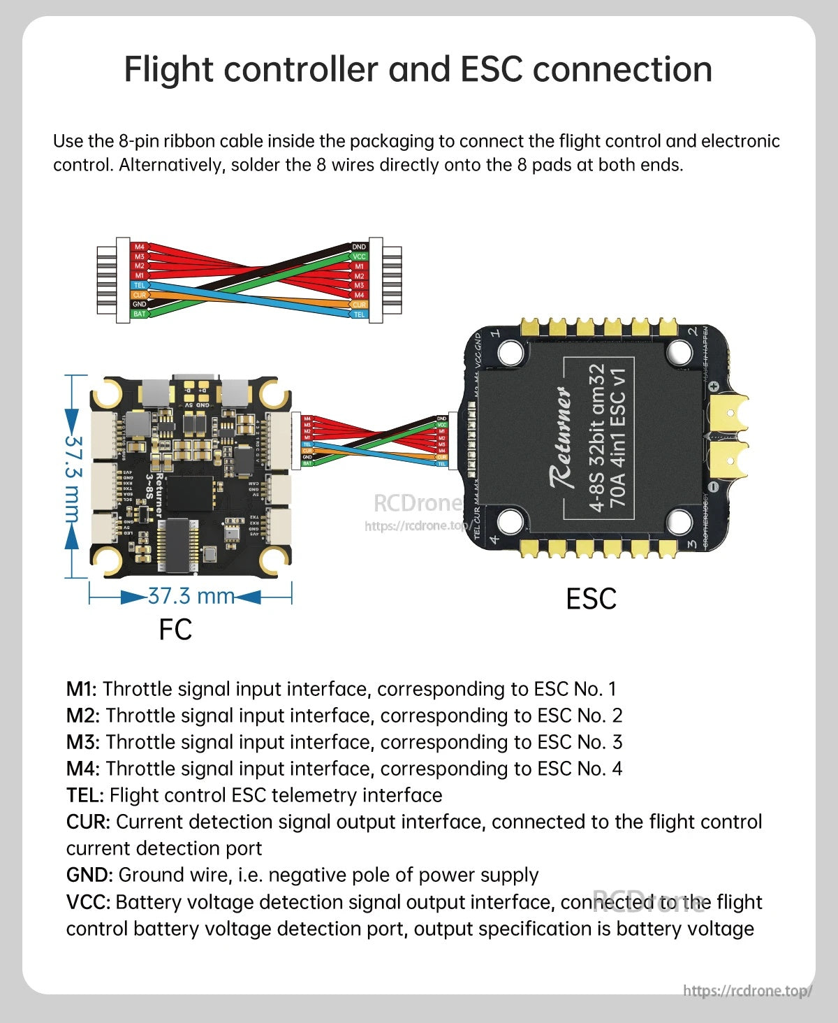 BrotherHobby Returner 3-8S F722 Betaflight Flight controller