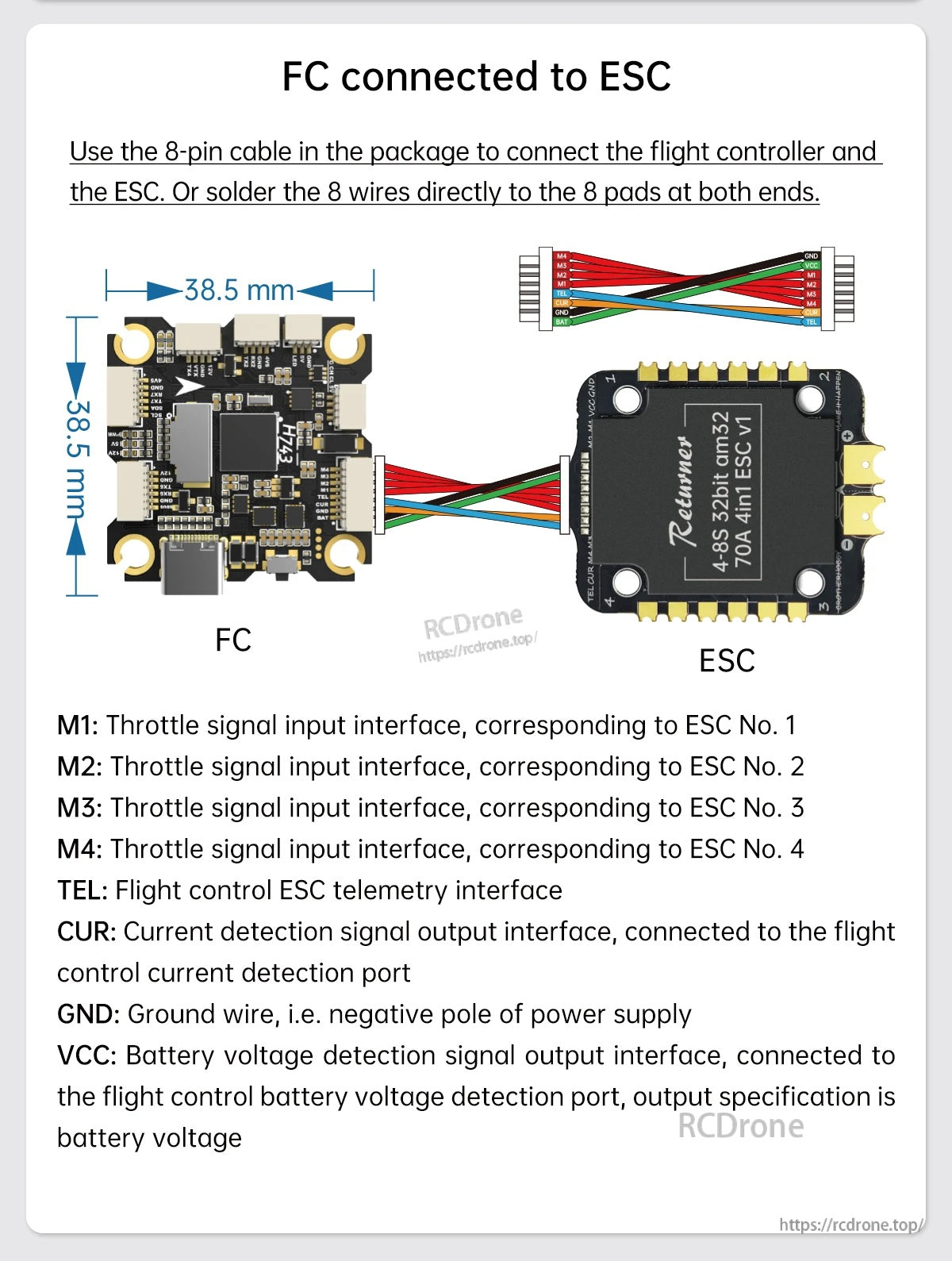 BrotherHobby Returner 3-8S H743 Betaflight Flight controller