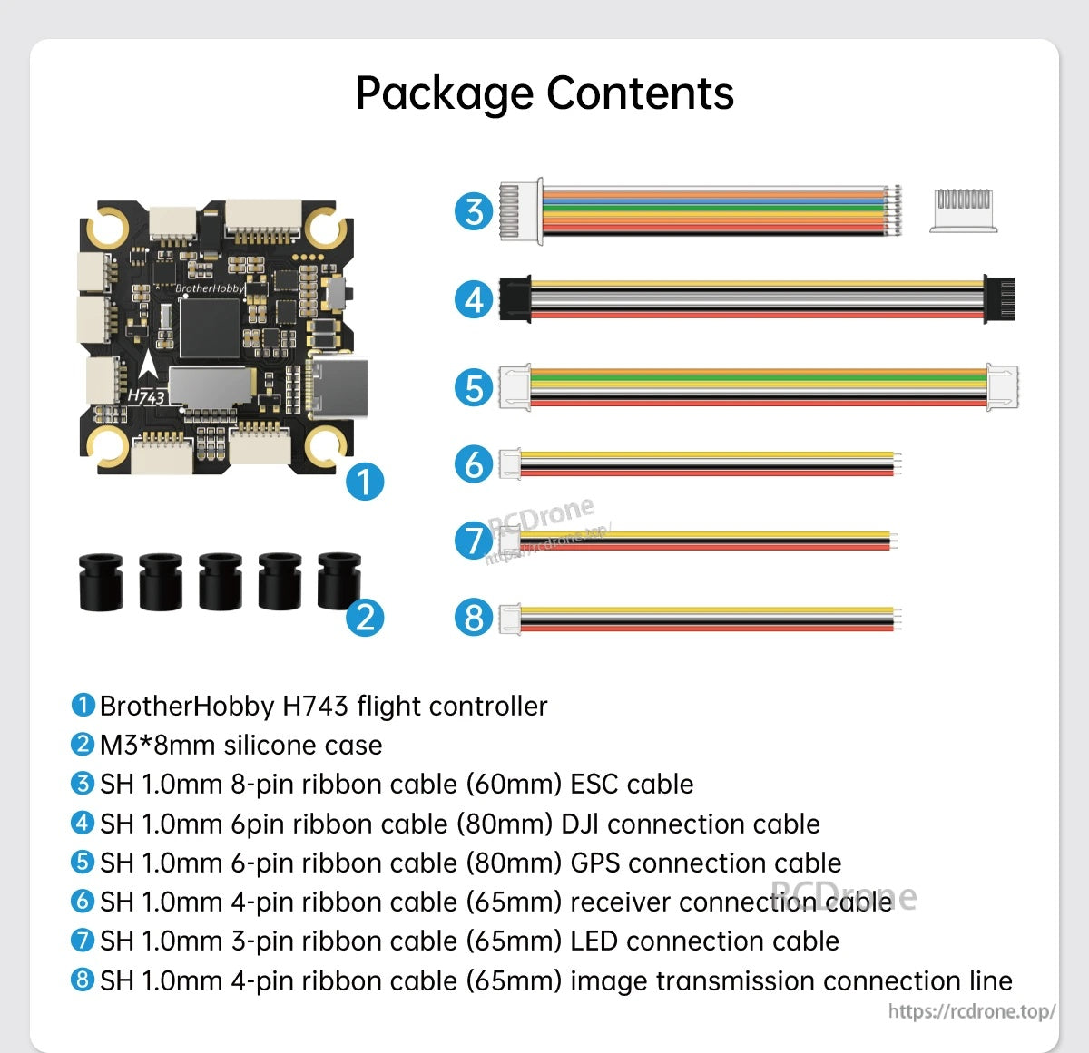 BrotherHobby Returner 3-8S H743 Betaflight Flight controller