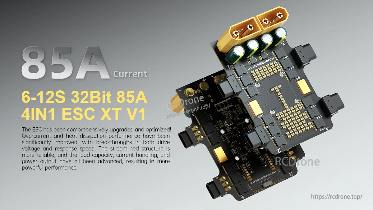 BrotherHobby Returner 6-12S 32Bit AM32 85A(4IN1) ESC XT V1
