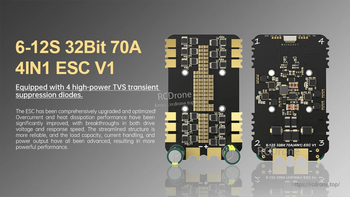 BrotherHobby Returner 6-12S 32Bit am32 70A(4IN1) ESC V1