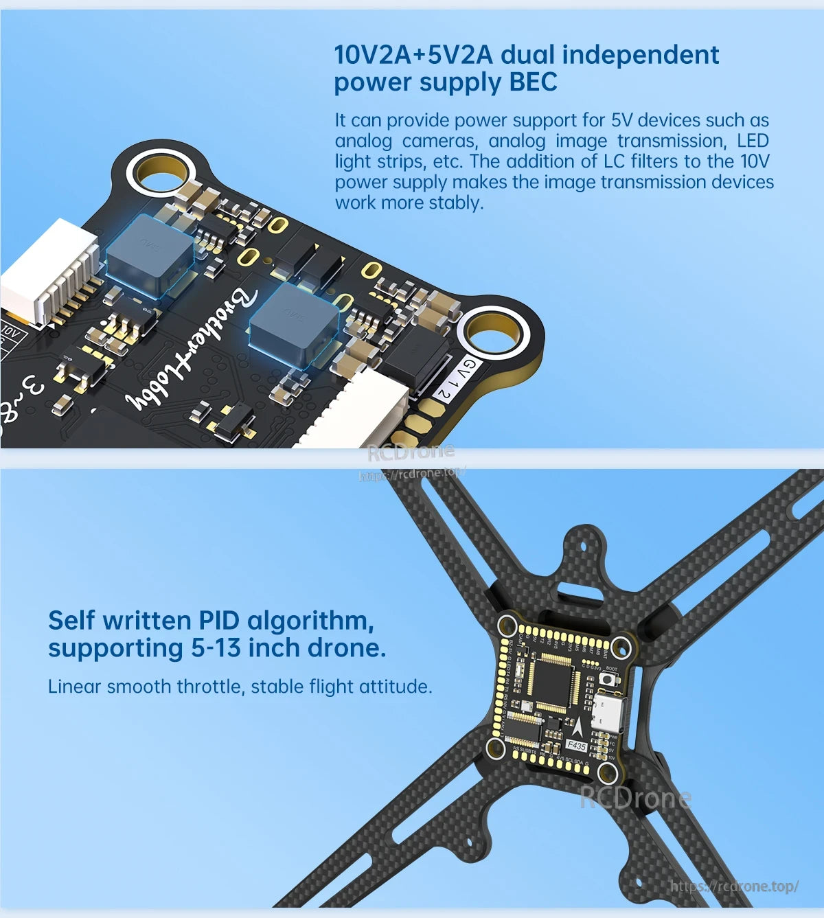 BrotherHobby Returner 3-8S F435 Betaflight Flight controller