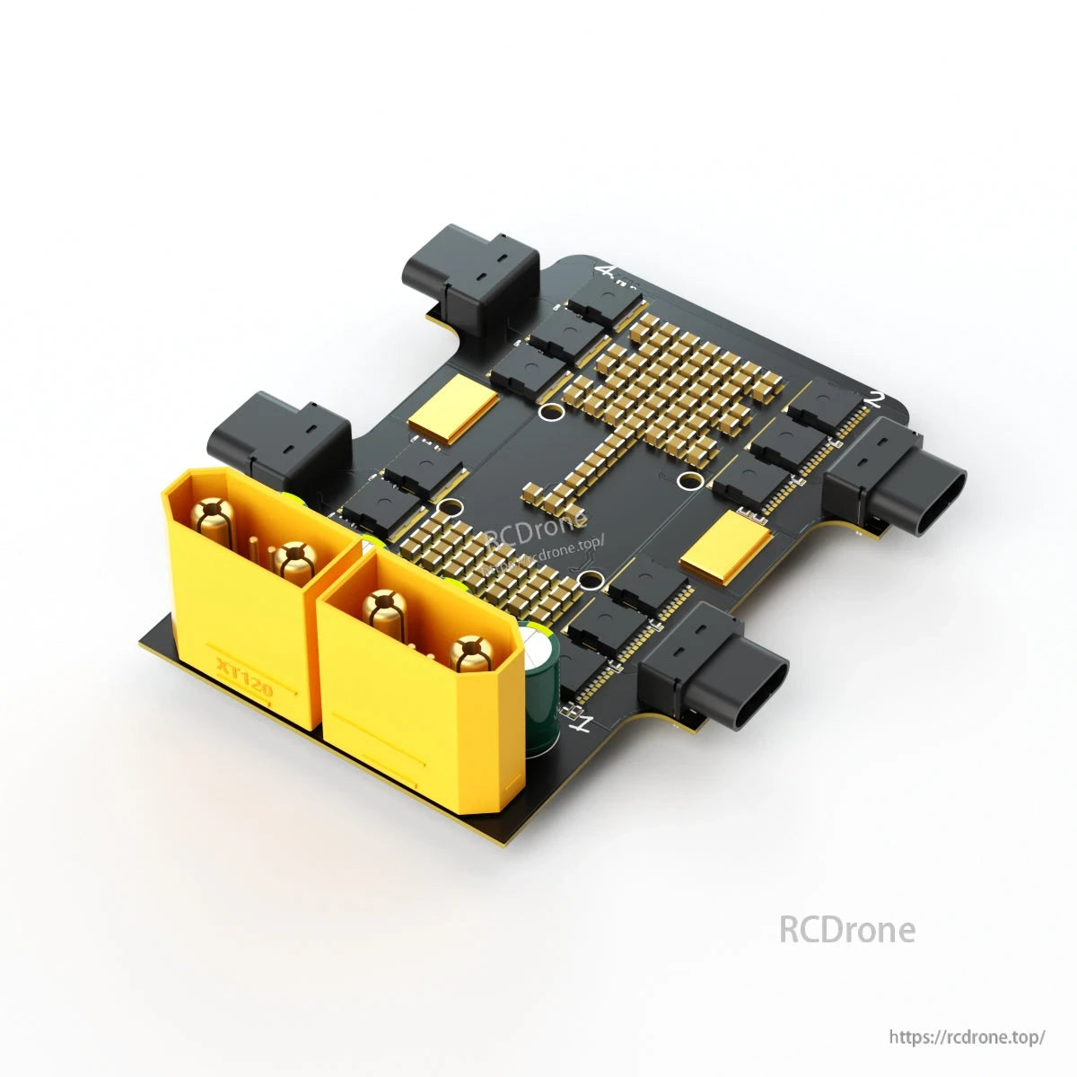 BrotherHobby Returner XT V1 4-in-1 ESC board with XT120 power connector and multiple motor plugs