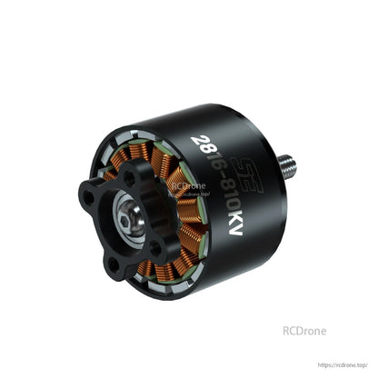 BrotherHobby SE 2816 810KV CW Brushless Motor, BrotherHobby SE 2816 810KV brushless motor in black with visible copper windings and front mounting plate