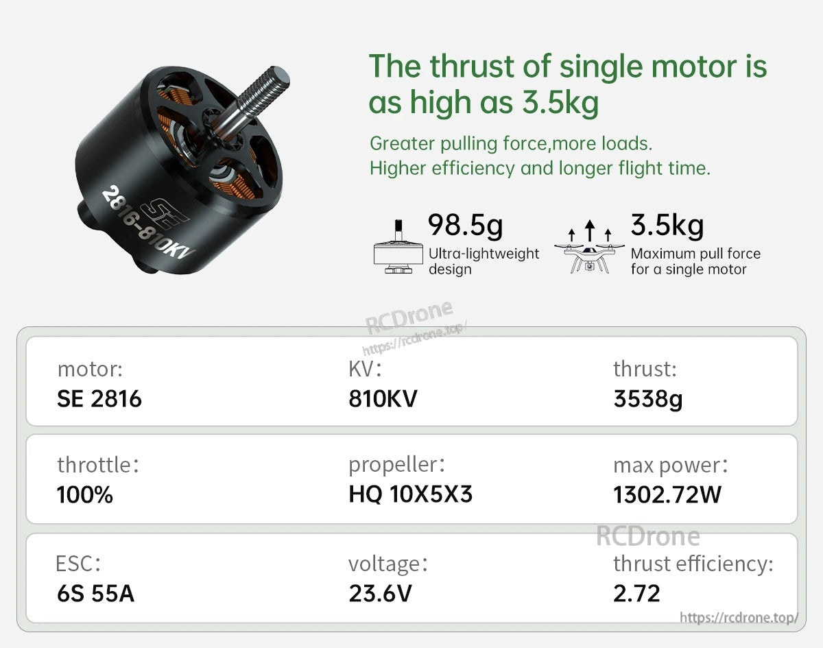 BrotherHobby SE 2816 810KV Motor(CW)