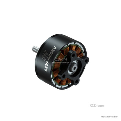 BrotherHobby SE 4215 480KV Motor, BrotherHobby SE 4215 480KV brushless motor with copper windings, black housing, and threaded output shaft