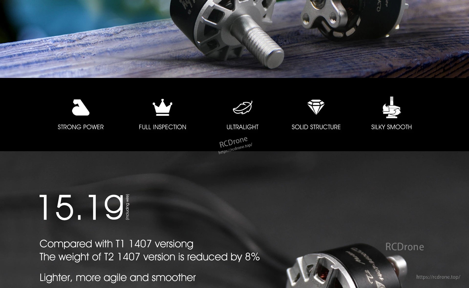 BrotherHobby Tornado T2 1407 2800KV/3600KV/4100KV Motor (CW)