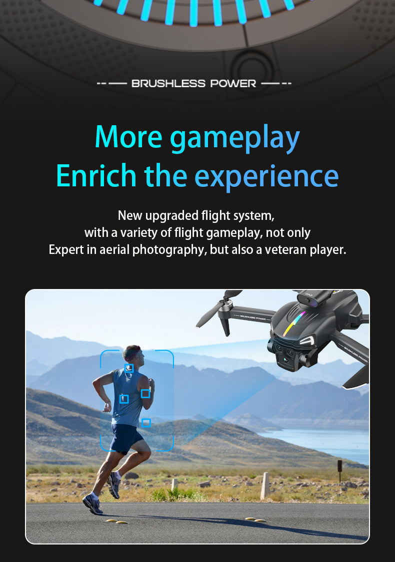 Enhanced gameplay experience with C15 Drone's powerful brushless motor and advanced flight system.