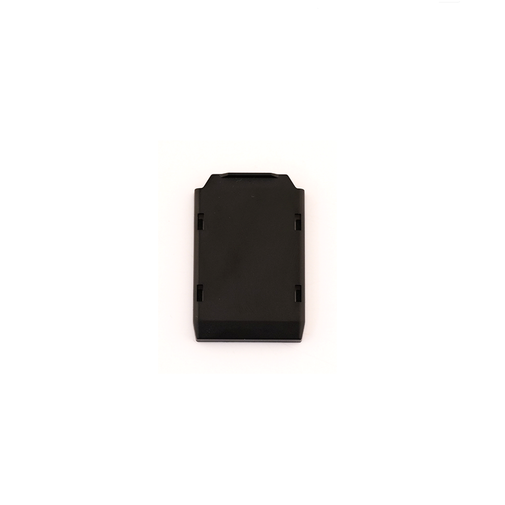 Zorro Module Bay Cover, black snap-in module bay cover panel on white background