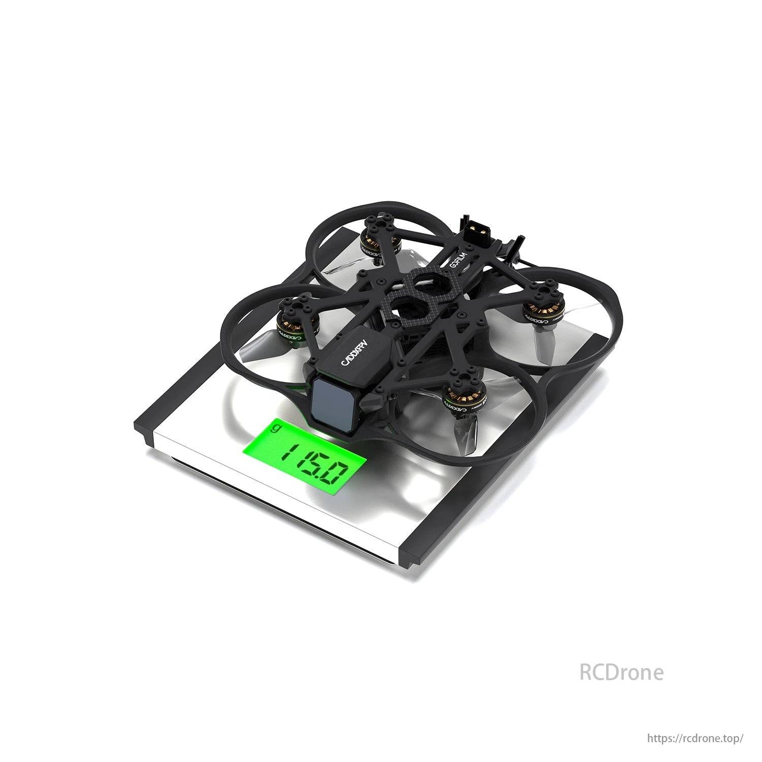 CADDXFPV, The drone can fly stably for 5.5 minutes with a paired 650mAh battery, ideal for aerial shots.