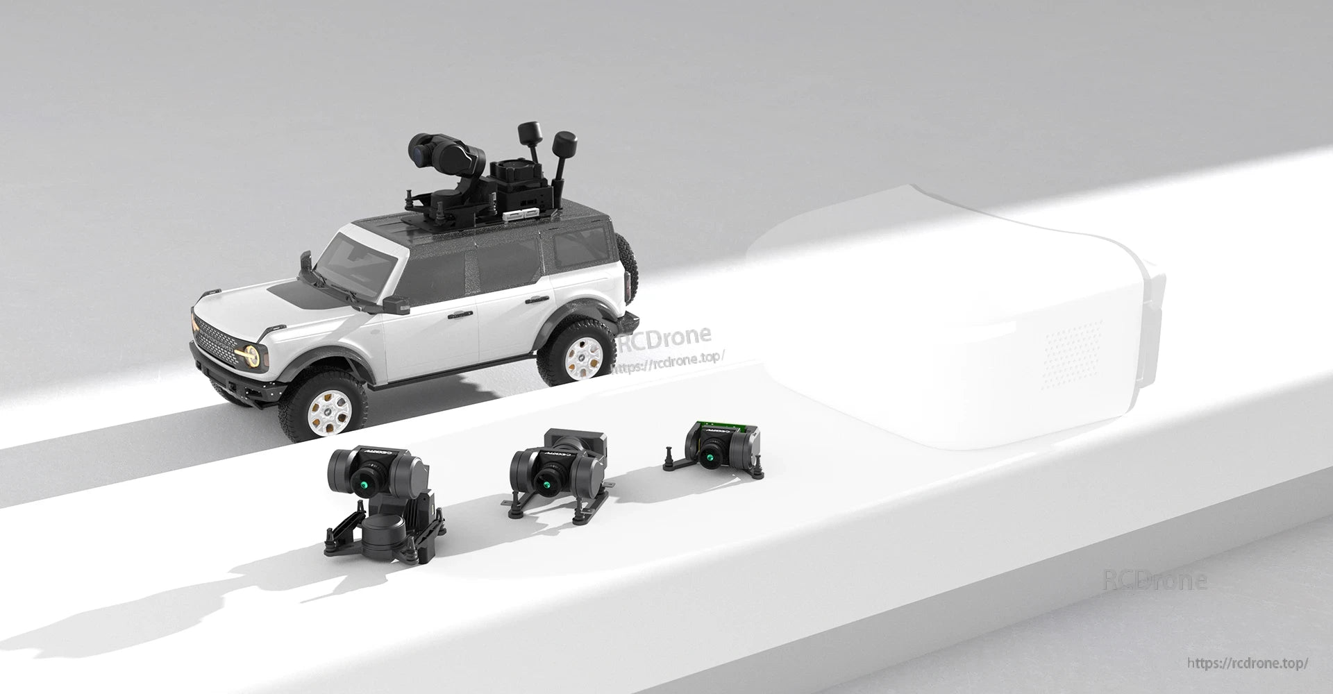 CADDXFPV GM1/GM2/GM3 Drone Gimbal, Mode and sensitivity control available through Avatar goggles menu or via PWM/UART.