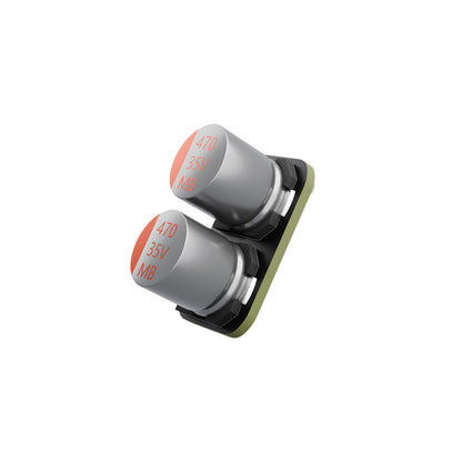 Flywoo CAP2-TVS ESC power filter board with dual 470µF 35V capacitors on compact PCB
