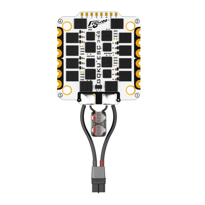 Flywoo GOKU ESC 3-6S power filter board with XT60H lead and dual 470uF 35V capacitors