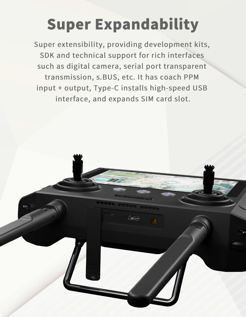 Skydroid MX450 Training Drone, Super Expandability provides development SDK and technical support for rich interfaces . it has coach
