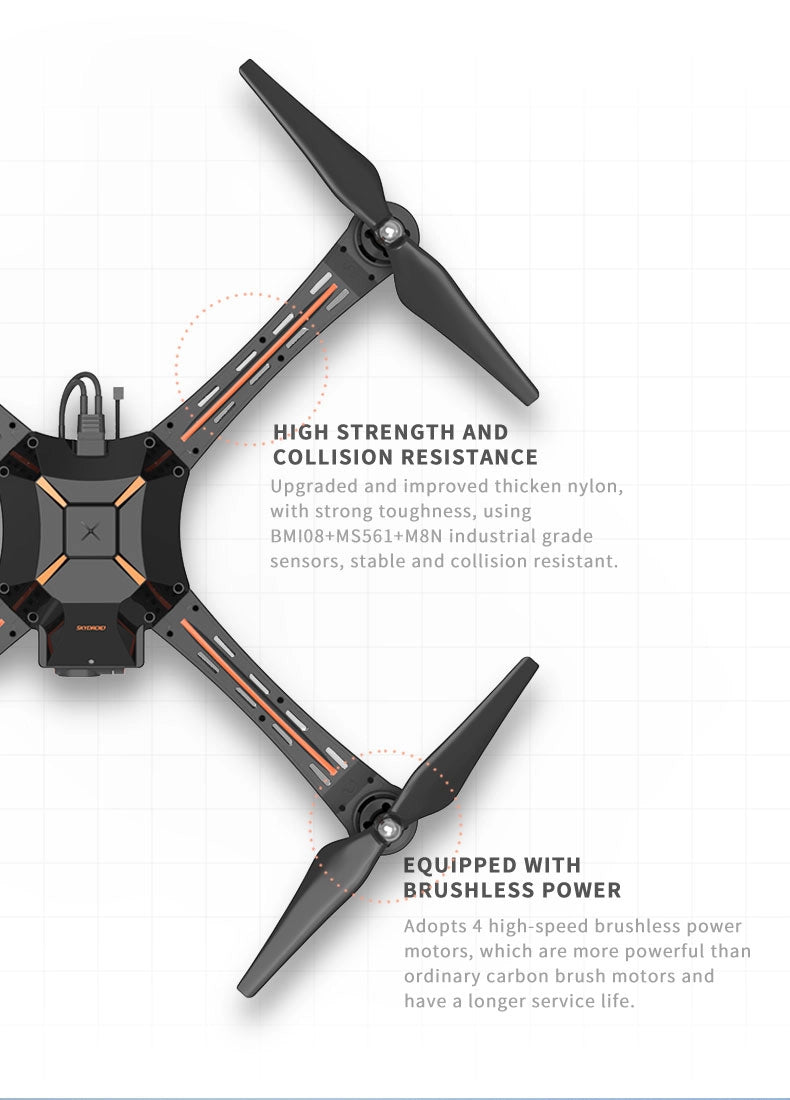 Skydroid MX450 Training Drone, high STRENGTH AND COLLISION RESISTANCE Upgraded and improved thick