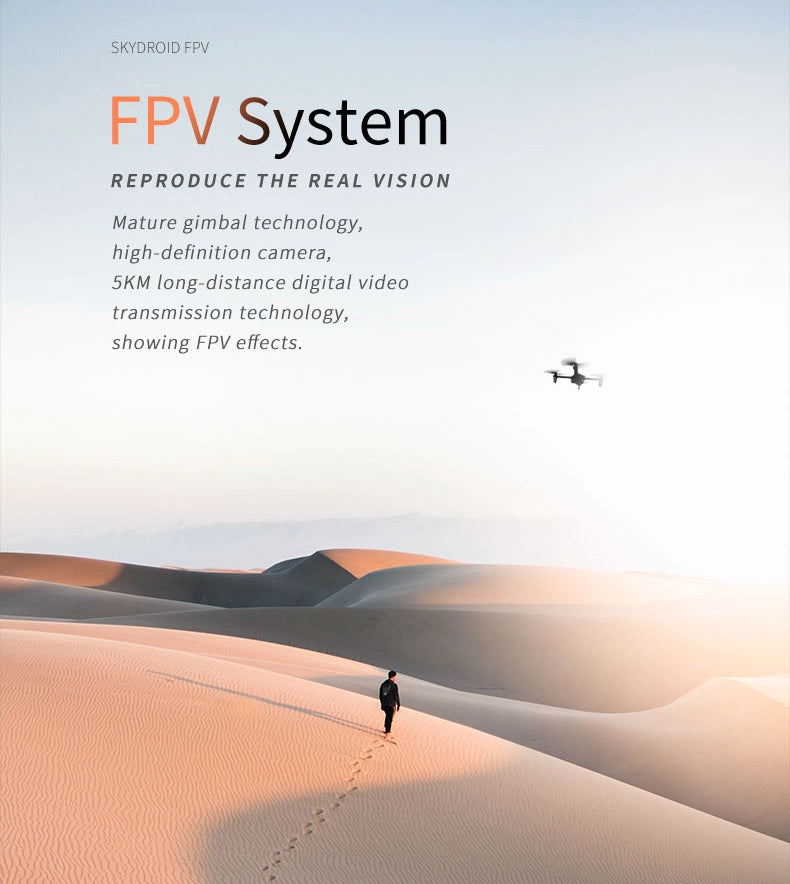 Skydroid MX450 Training Drone - 1080P Camera 5KM Long Range 450MM Wheelbase Multifunctional Training Drone RTF Industrial Drone 5 Skydroid MX450 Training Drone, SKYDROID FPV System REPRODUCE THE REAL VISION