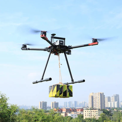 M900 4-Axis Industrial Drone Full Combo -   3KG Payload 30KM Long Range SIYI ZR10 10X Zoom Gimbal Camera