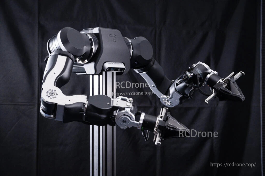 CEREBOTO OpenArm: 7DOF open-source robotic arm kit with ROS/Python control, articulated joints, and grippers for precise manipulation.