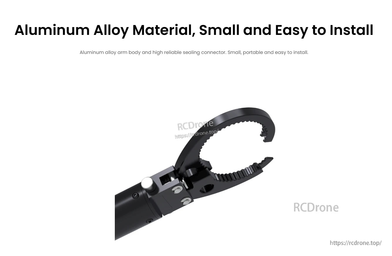 CHASING Grabber Arm 2, Lightweight aluminum alloy frame, compact and durable with reliable connectors for easy installation and long-lasting portable performance.