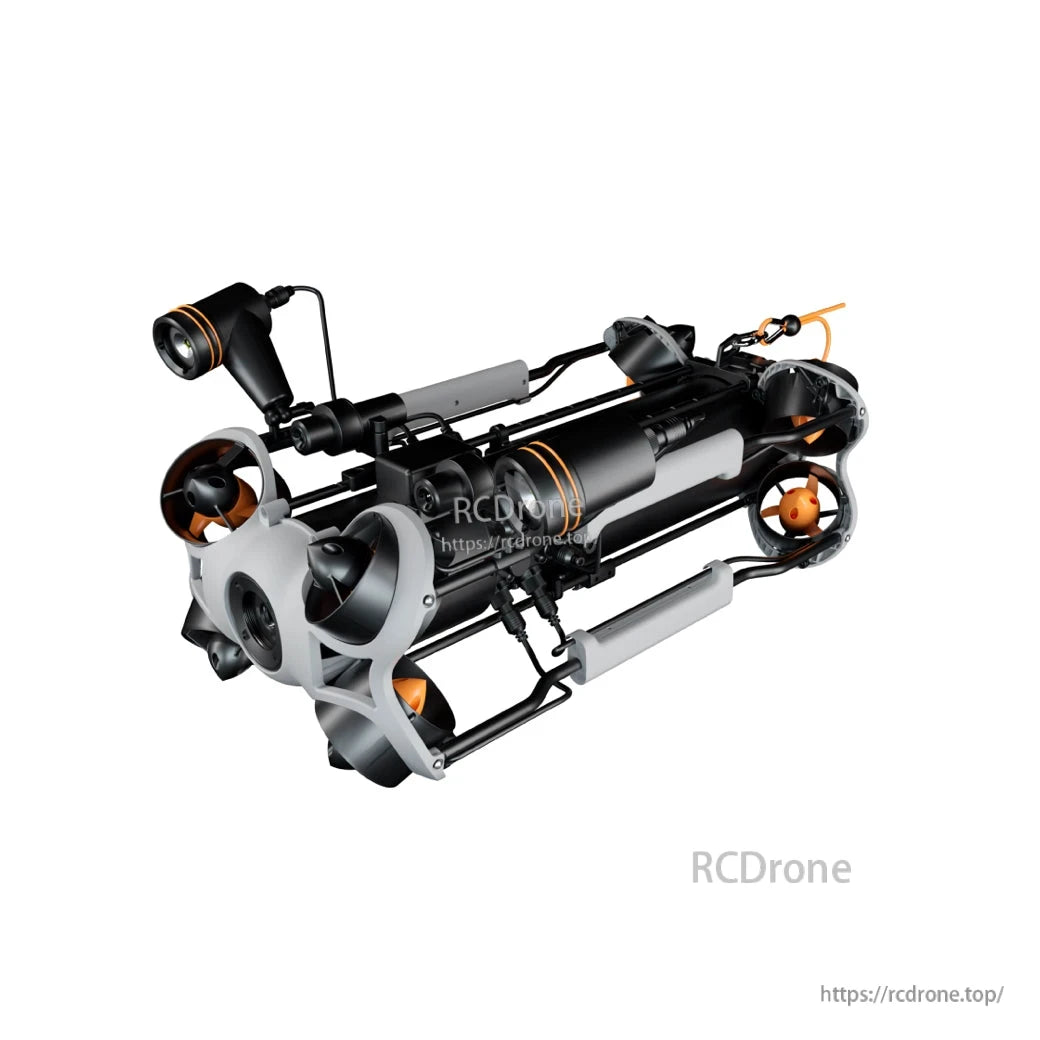 Compact underwater dual-laser rangefinder for M2 S, M2 PRO, and M2 PRO MAX, with integrated sensors and durable housing.