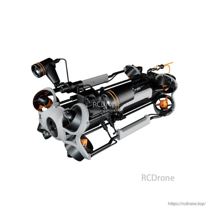 Compact underwater dual-laser rangefinder for M2 S, M2 PRO, and M2 PRO MAX, with integrated sensors and durable housing.